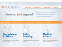 Tablet Screenshot of nxlevelsolutions.com